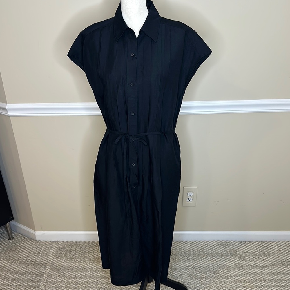 Elegant Black Shirt Dress